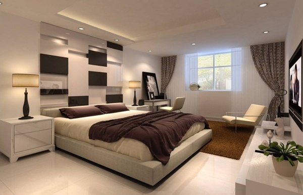 Phòng ngủ đơn giản và hiện đại 