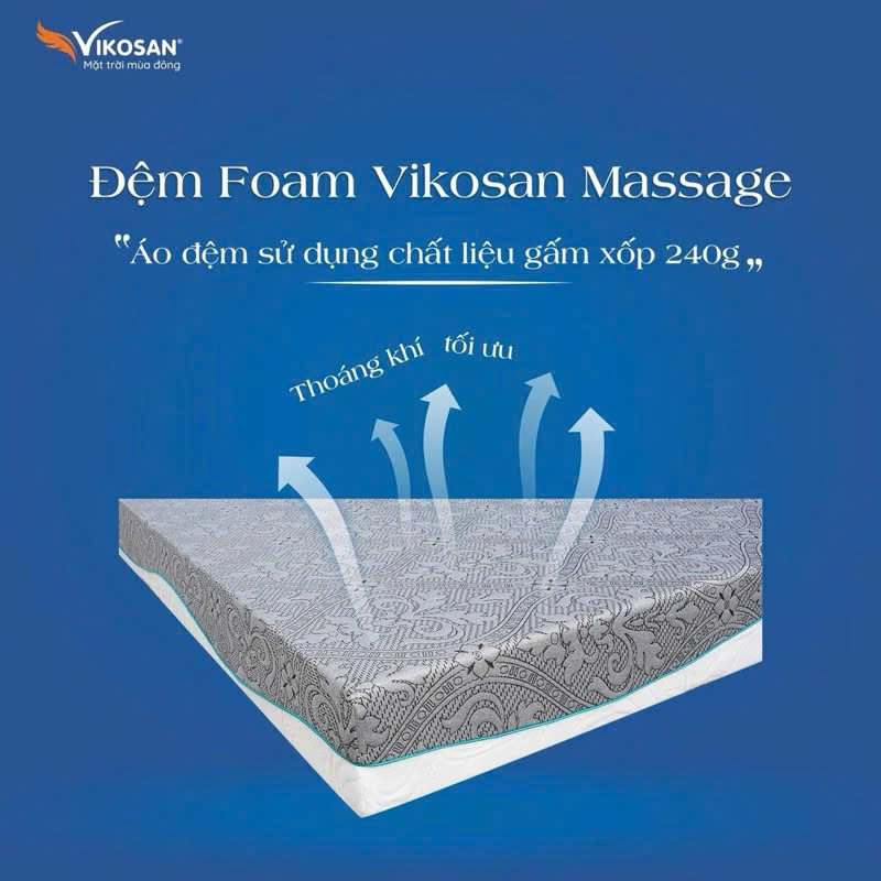 Đệm Foam Massage Standard (Vikosan)