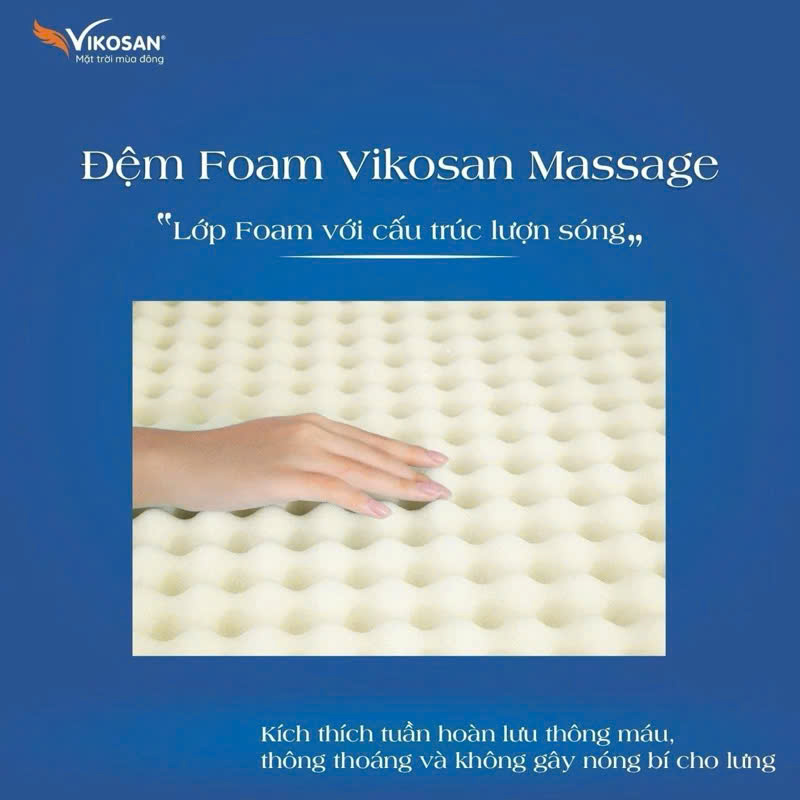 Đệm Foam Massage Standard (Vikosan)