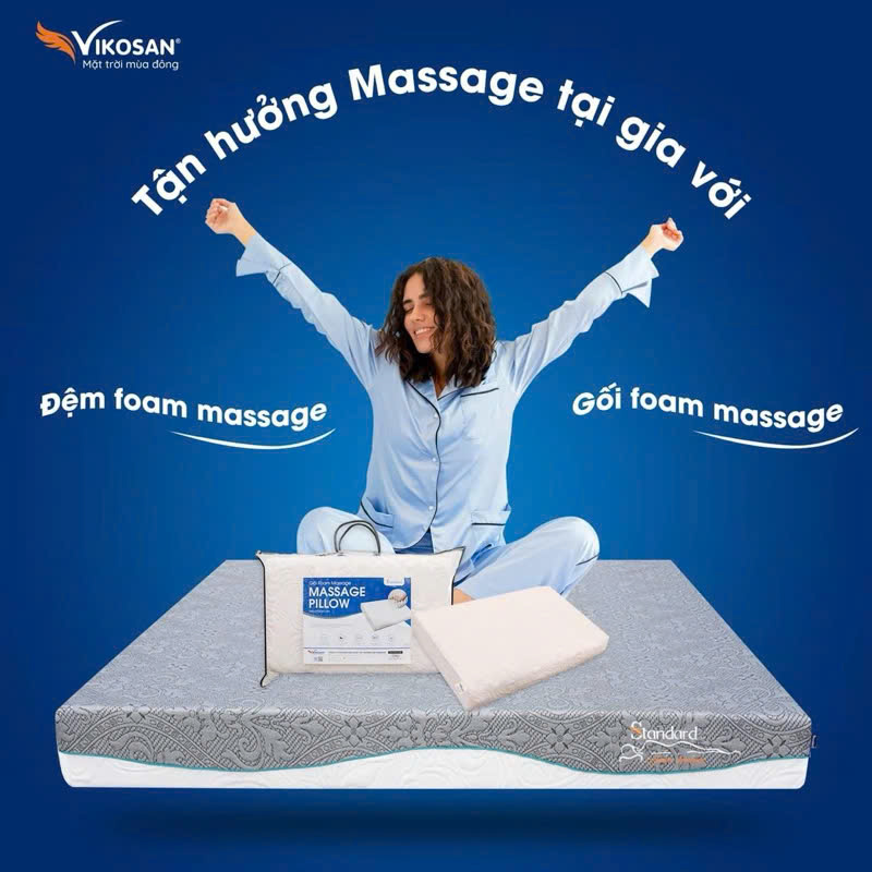 Đệm Foam Massage Standard (Vikosan)