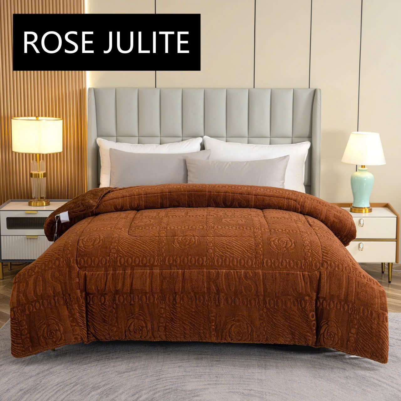 Chăn lông ROSE JULIET 4kg thế hệ mới