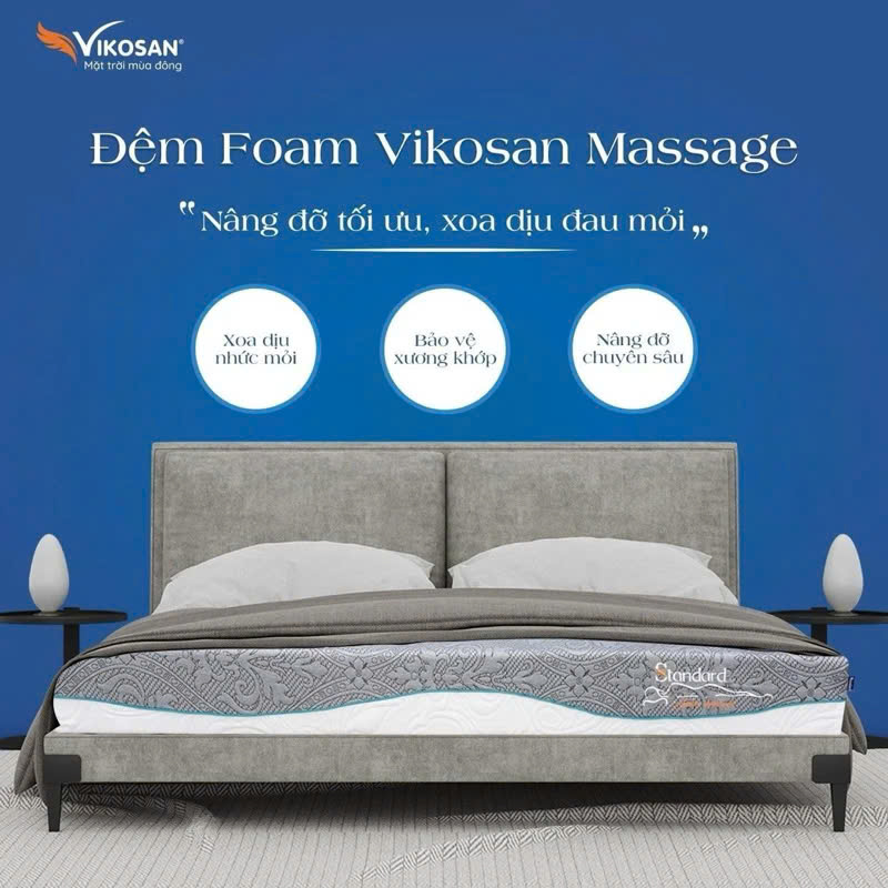 Đệm Foam Massage Standard (Vikosan)