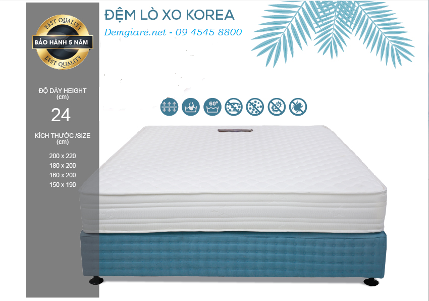 Đệm lò xo Korea